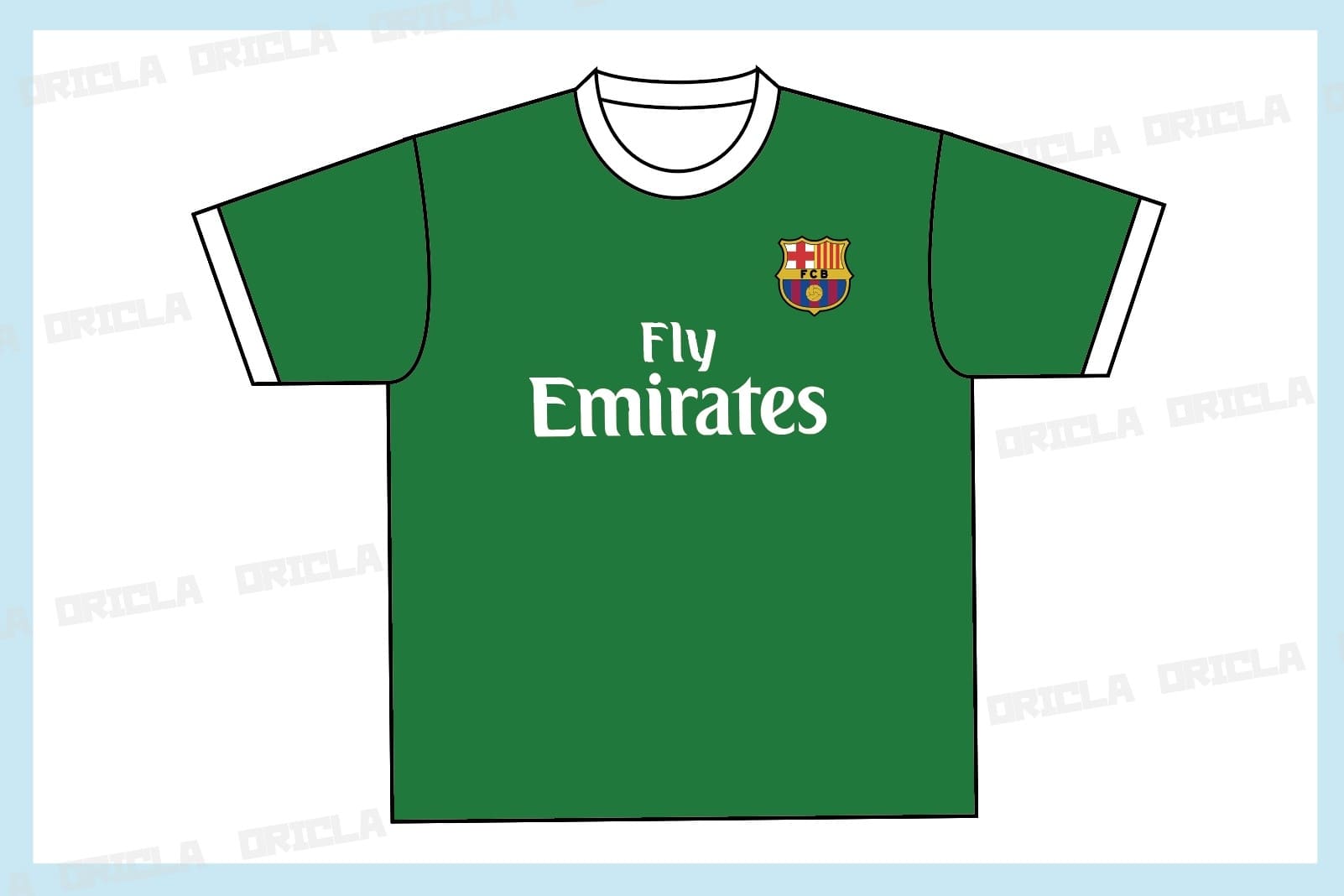 緑サッカークラスTシャツ