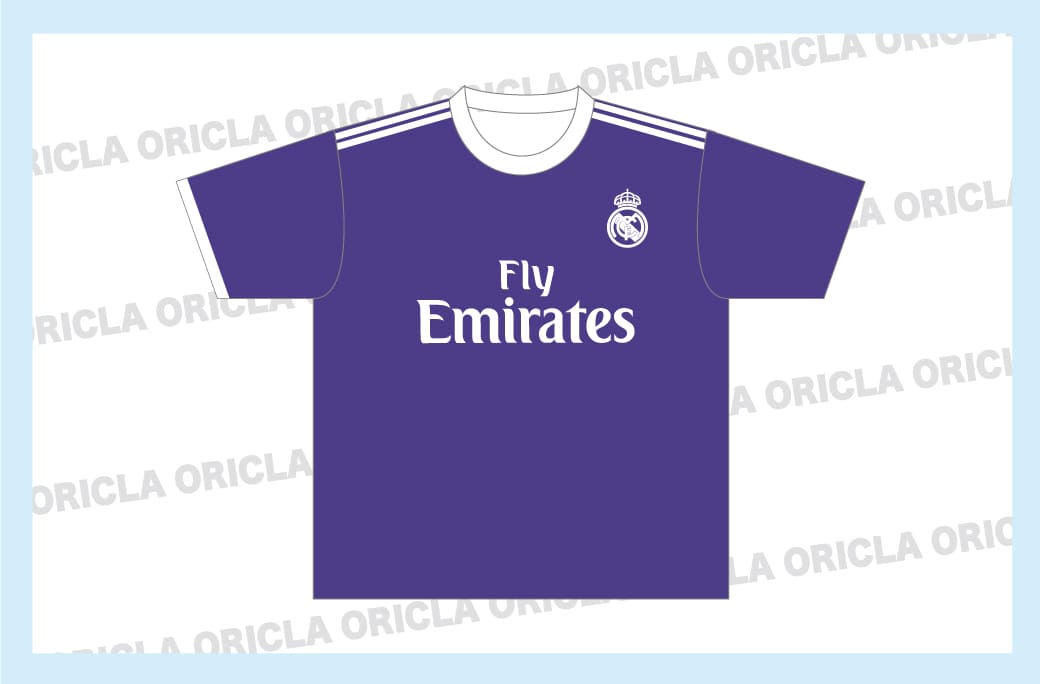 紫サッカークラスTシャツ