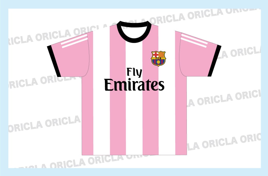 ピンクサッカークラスTシャツ